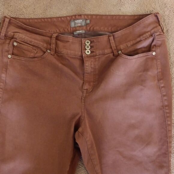 TORRID super Soft Jegging in Cognac - Picture 3 of 14